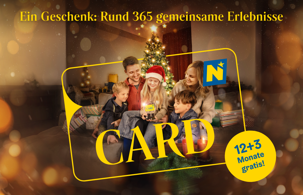 CARD Weihnachtsaktion: 12+3 GRATIS-Monate